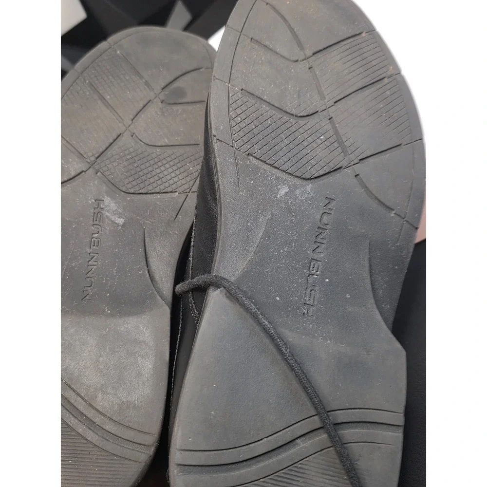 Oxford Dress Shoes Nunn Bush Mens Size 12 M 84221-001 Black Leather Bicycle Toe